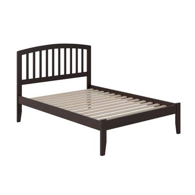 Platform Bed - Sleek Bowed Design & Sturdy Slats for Bedroom