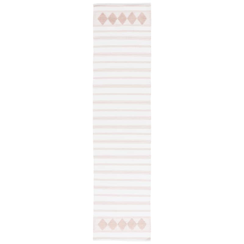 SAFAVIEH Handmade Flatweave Montauk Sietske Boho Stripe Cotton Rug