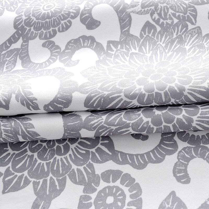 DriftAway Daisy Dahlia Blooming Flower Floral Lined Window Curtain Valance 2 Pack