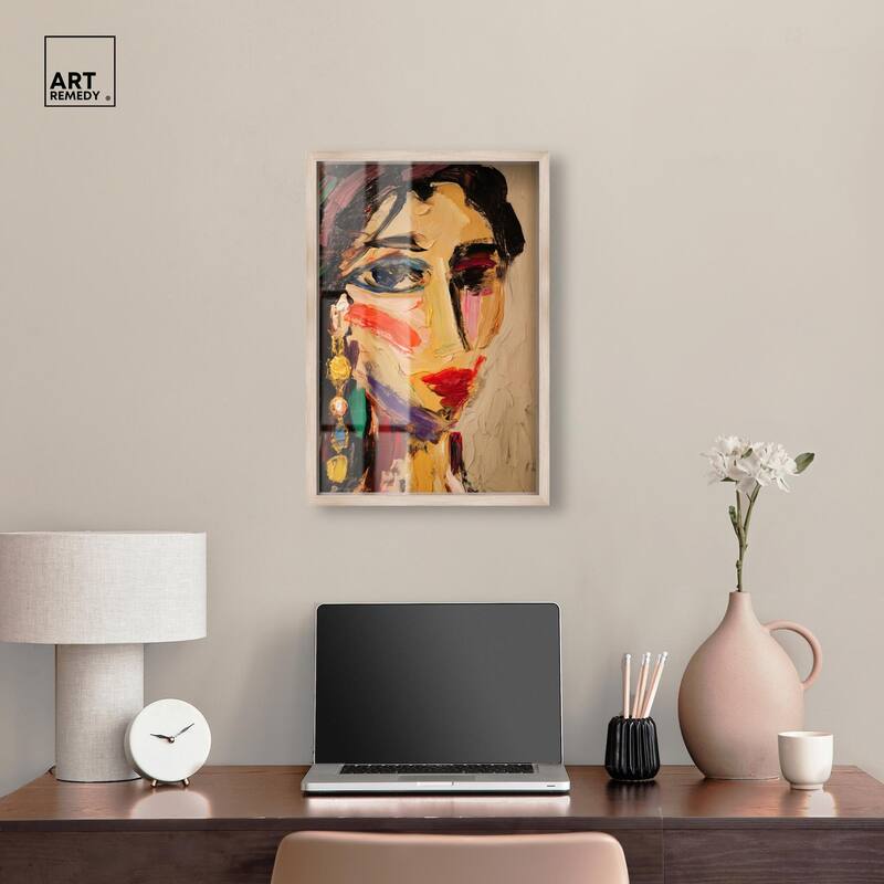 Colorful Expression I Shadowbox by Art Remedy