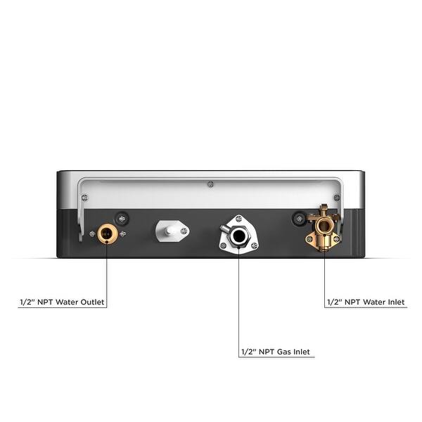 Shop Eccotemp I12 Ng Indoor Natural Gas Tankless Water Heater Overstock 10707359