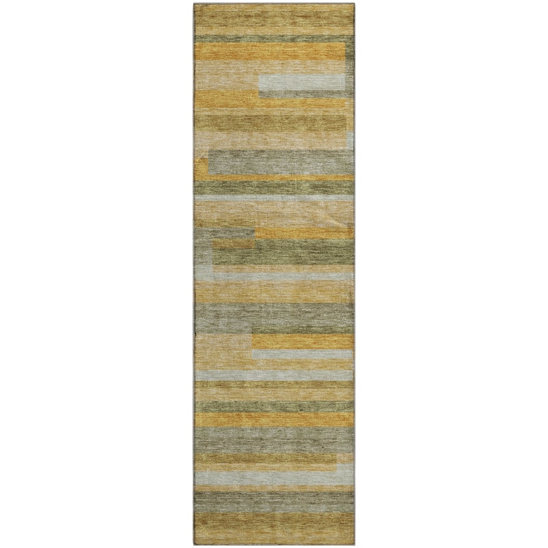 Premium Washable Super Soft Mosaic Stripe Mayfield Rug