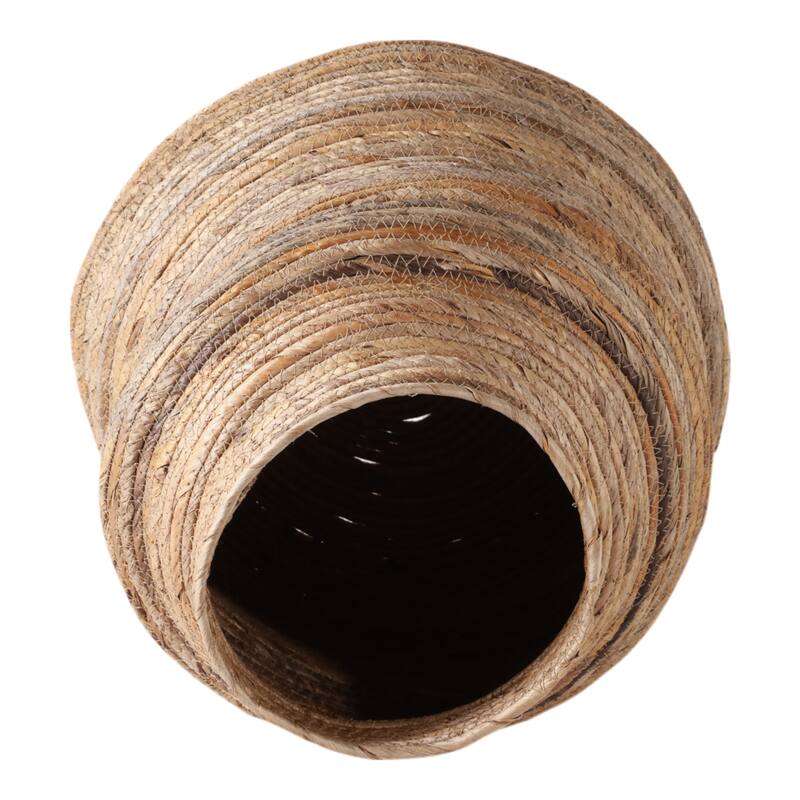 Ceramic Vase Coastal Modern Design Textured Detail Curved Silhouette