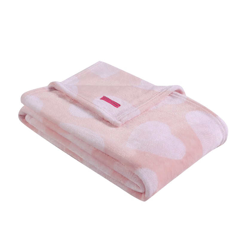 Betsey Johnson Printed Ultra Soft Plush Fleece Throw Blanket