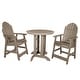 preview thumbnail 1 of 5, HIGHWOOD Hamilton 3-piece Counter-Height Outdoor Dining Set Woodland Brown