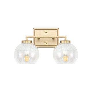 Golden Lighting 3094-BA2 Elliott 2 Light 16" Wide Vanity Light