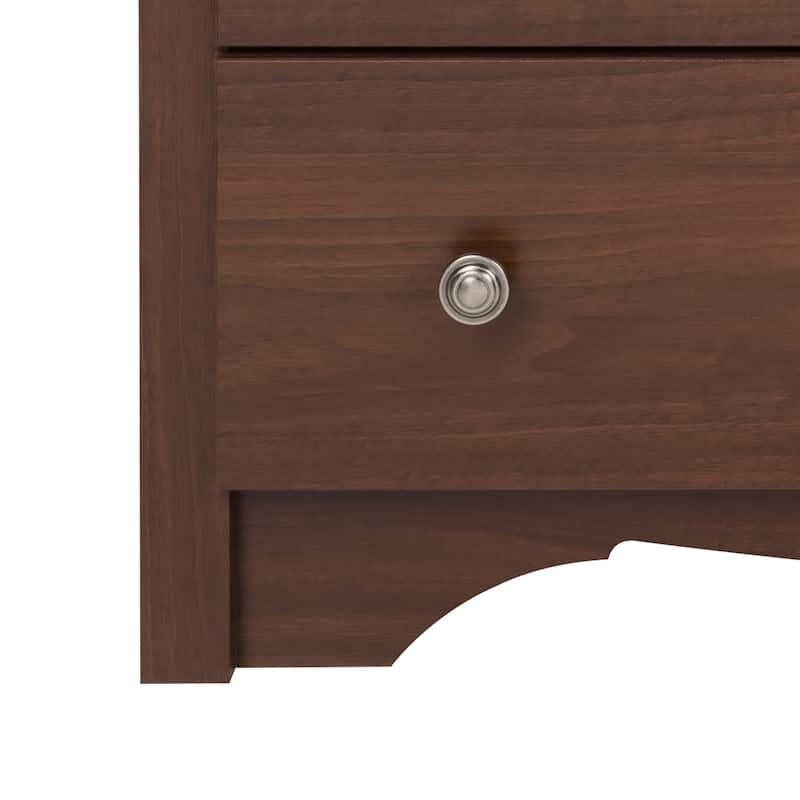 Prepac Sonoma 8 Drawer Double Dresser for Bedroom, Wide Chest of Drawers, Traditional Bedroom Furniture