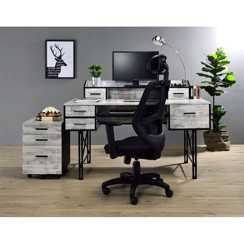 Modern Computer Desk with Drawers Bed Bath & Beyond 36966253