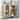 Signature Design by Ashley Kierwell Natural Accent Cabinet - 39.5" W x 16.75" D x 45.63" H