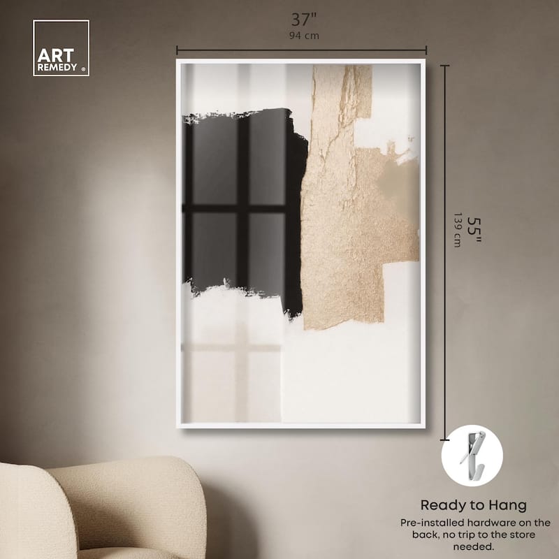 Earth and Ink II Shadowbox by Art Remedy