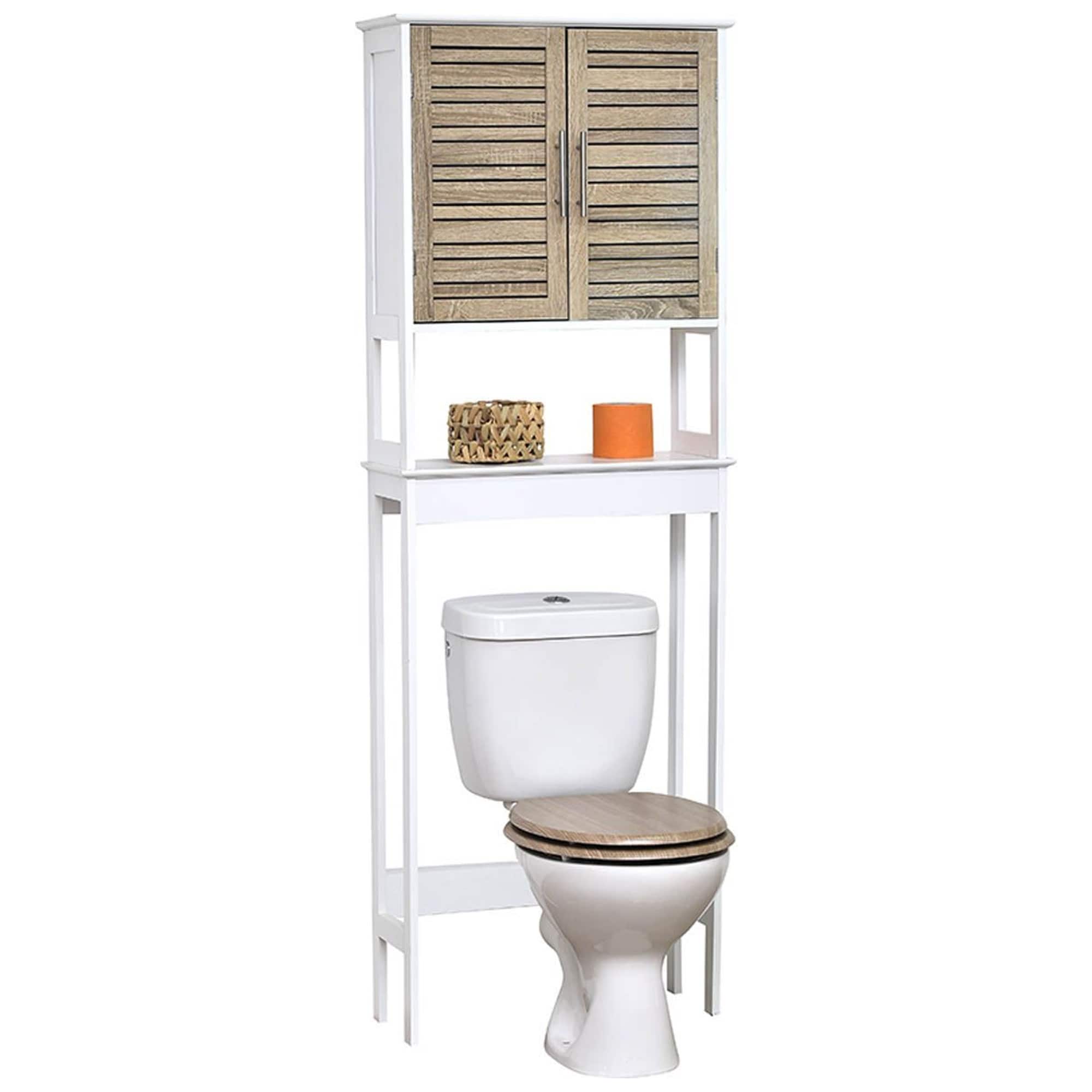 Oak Finish OvertheToilet Storage Bed Bath & Beyond