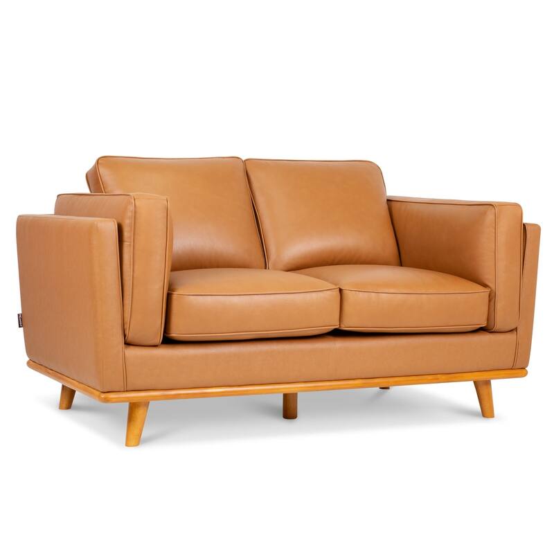 MCombo Napa Leather Couch, Leather Sofa