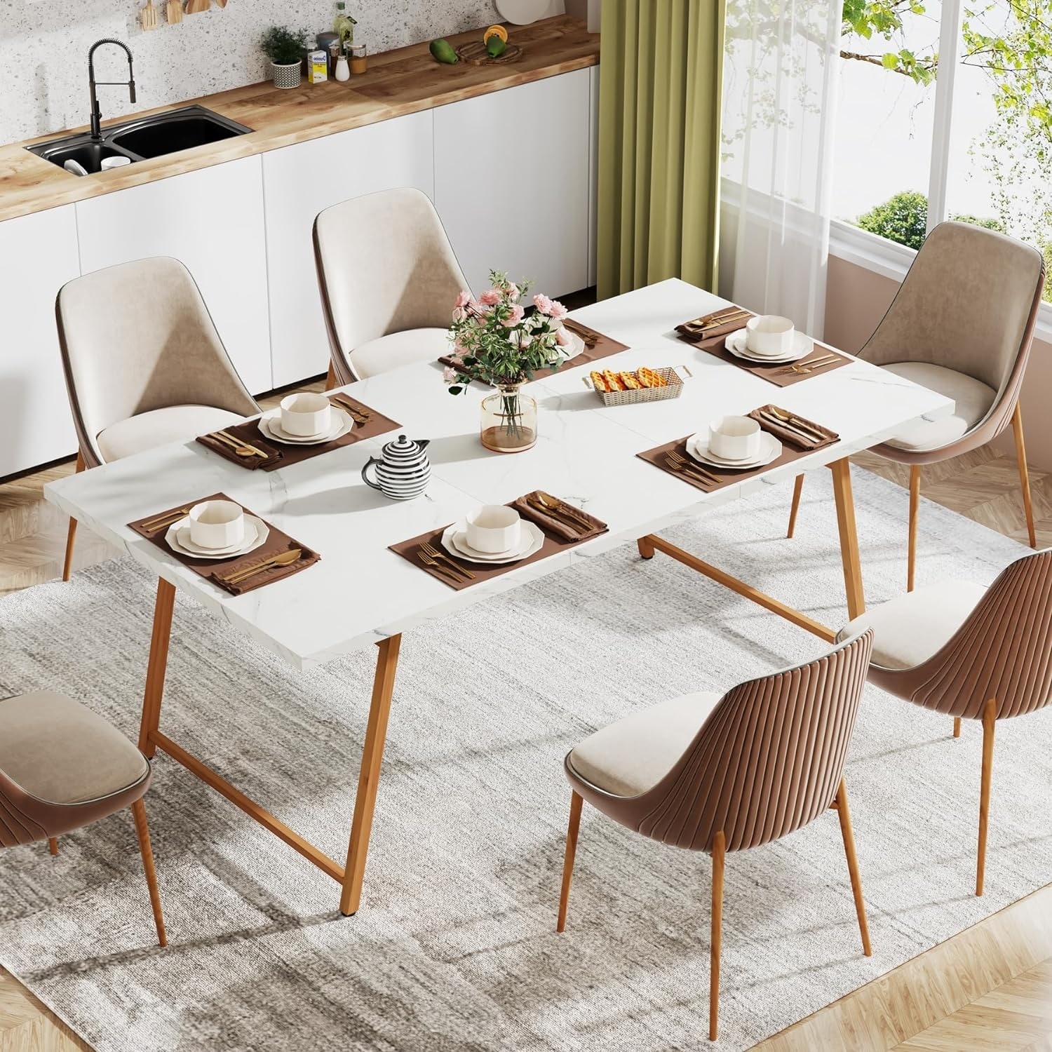 Dining room sets for large families sales