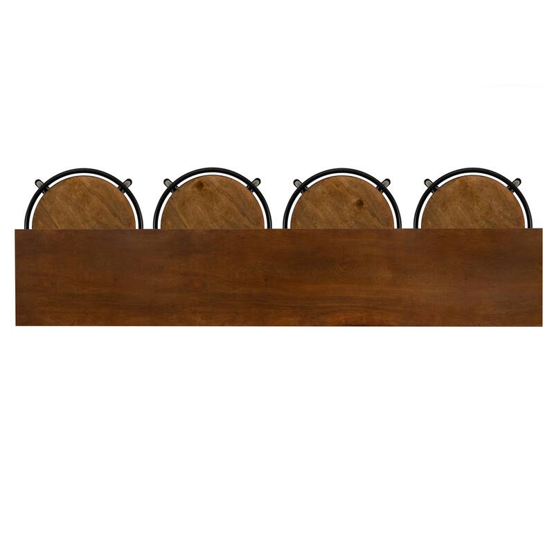 Caverly 5-Piece Adjustable Sofa Bar and Stool Set