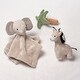 preview thumbnail 2 of 4, Lambs & Ivy Jungle 3-Piece Developmental Soft Plush Baby/Infant Toy Gift Set