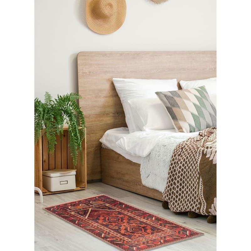 Teimani Brown Rug 2'10" x 5'1" - 2'10 x 5'1