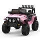 preview thumbnail 1 of 26, Kids Electric Ride On Truck Car with Parent Remote Control Pink
