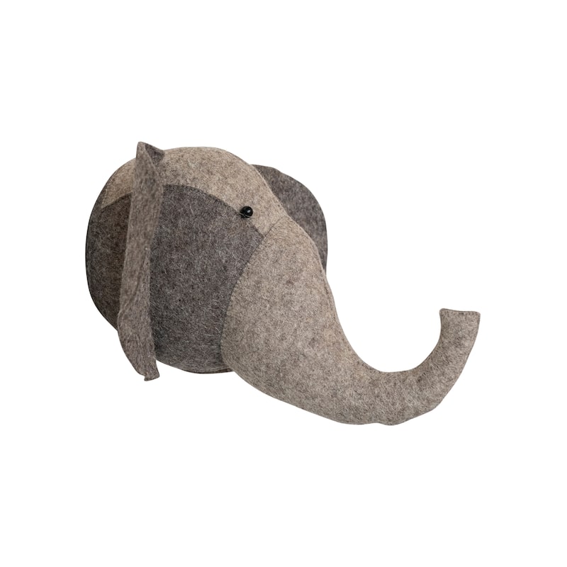 Handmade Wool Felt Head Wall Hanging