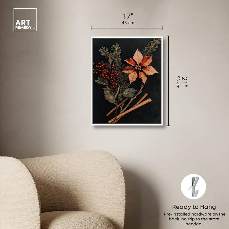 Hearth Flora Canvas by Art Remedy