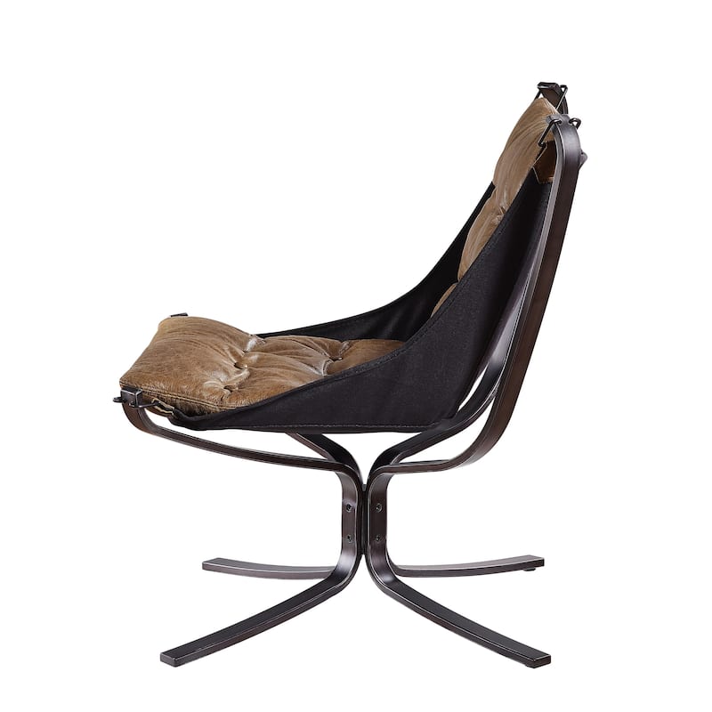 Meadowdale Button-Tufted Accent Chair with 4-Star Frame