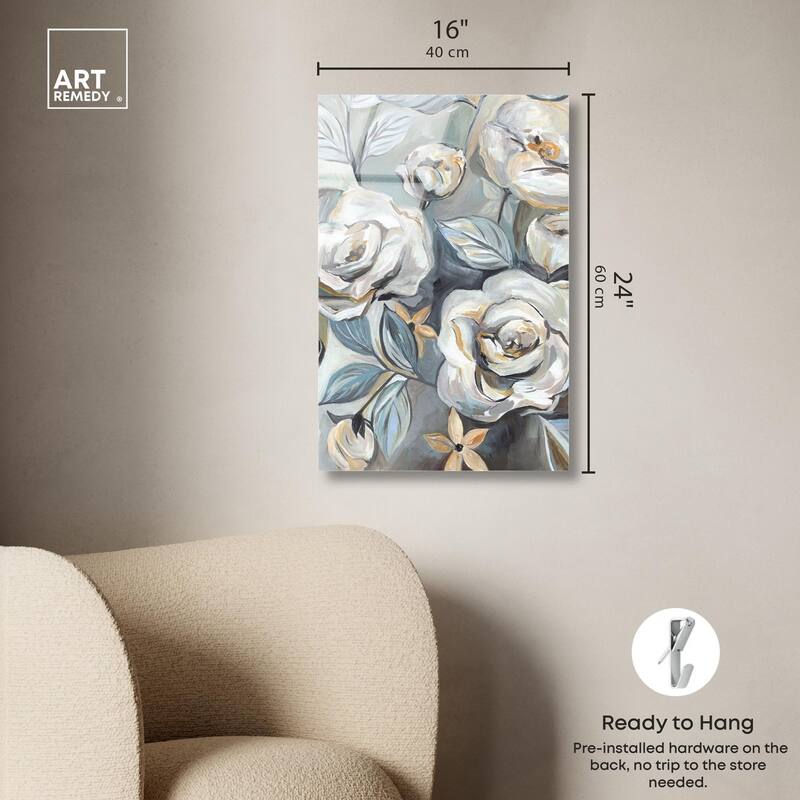 Grey Delight Acrylic by Art Remedy, Ready to Hang
