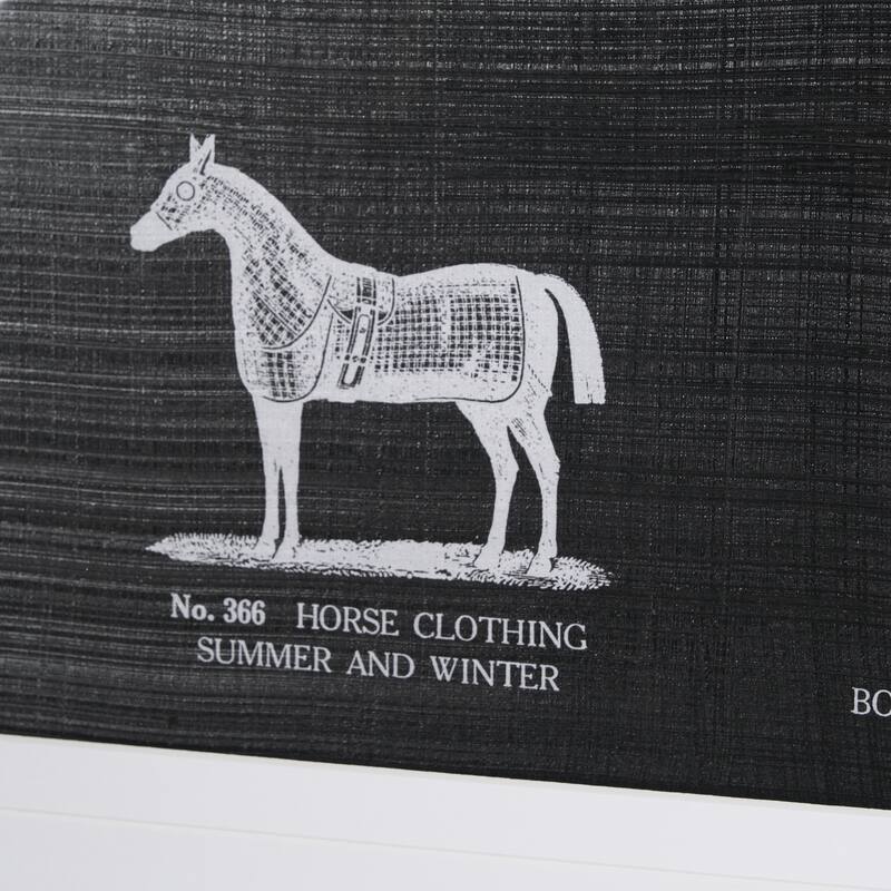 Equestrian Riding IV BW Framed Art Print