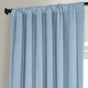 preview thumbnail 107 of 165, Exclusive Fabrics Signature Plush Velvet Hotel Blackout Curtains (1 Panel) - Luxury Soft Drapery for Light Control & Elegance