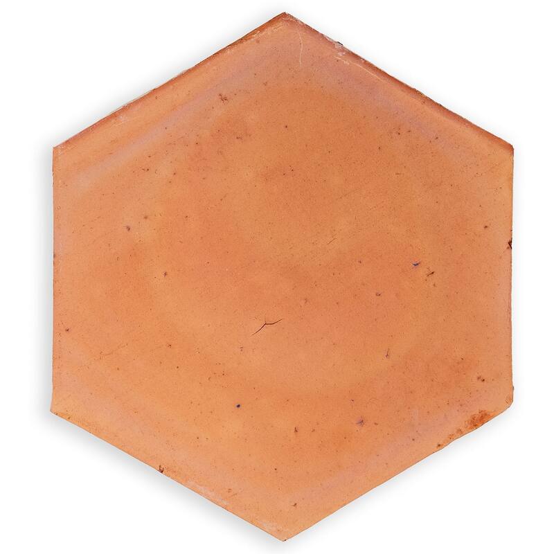 Natural Terracotta Hexagon, 8x9x 0.79in ,Tile
