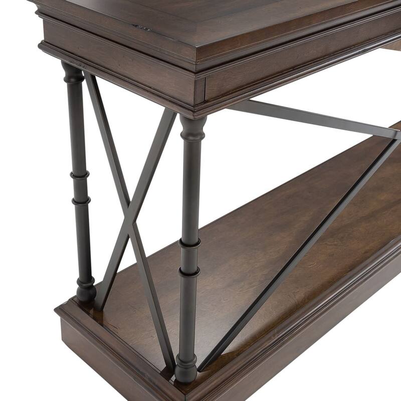 Tribeca Cordovian Brown Sofa Table