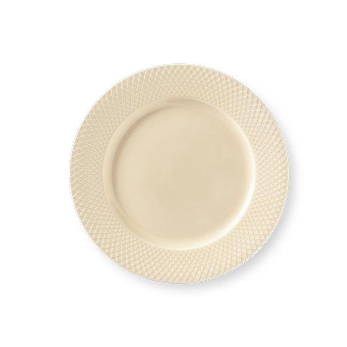 Rhombe Earth Dinner Plate, Marble, Ø: 10.6" - 10.6