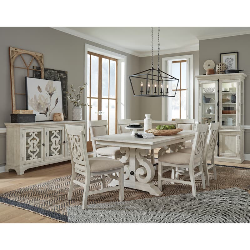 Magnussen Home Bronwyn Alabaster And Toasted Nutmeg Side Chair Two Pack - 19''W x 21''D x 38.5''H