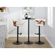 preview thumbnail 98 of 141, Carson Carrington Viby Adjustable Bar Stool with Rounded T Footrest (Set of 2)