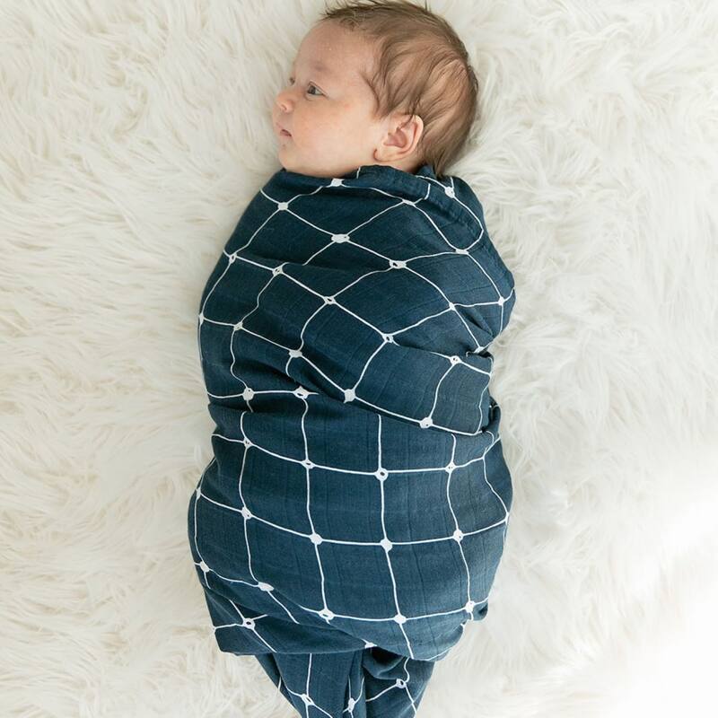2 - Pack Busy Bugs Cotton Muslin Swaddle Blankets - N/A