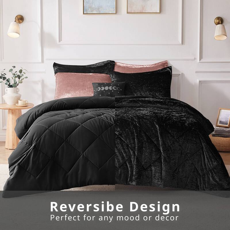 Intelligent Design Isabel Velvet Comforter Set