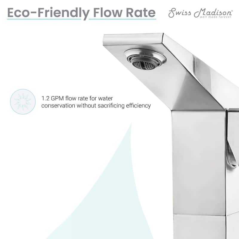 Carré 9 Single Handle Bathroom Faucet