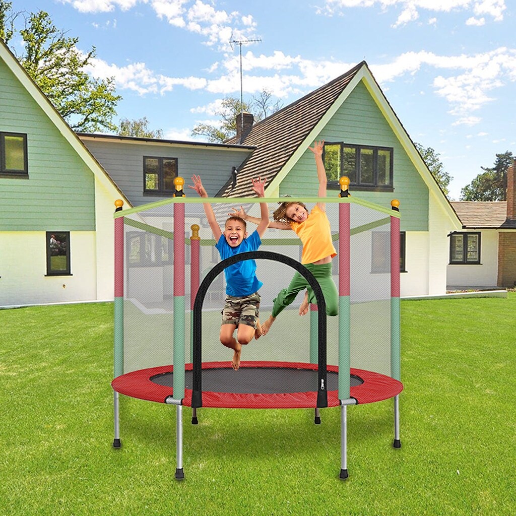 5ft trampoline store with enclosure