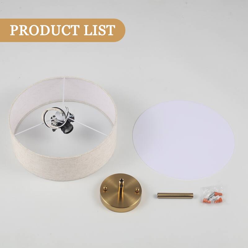 3-Light Classic Hanging Semi Flush Mount Ceiling Light Fixture with Rattan Cover for Kitchen Island