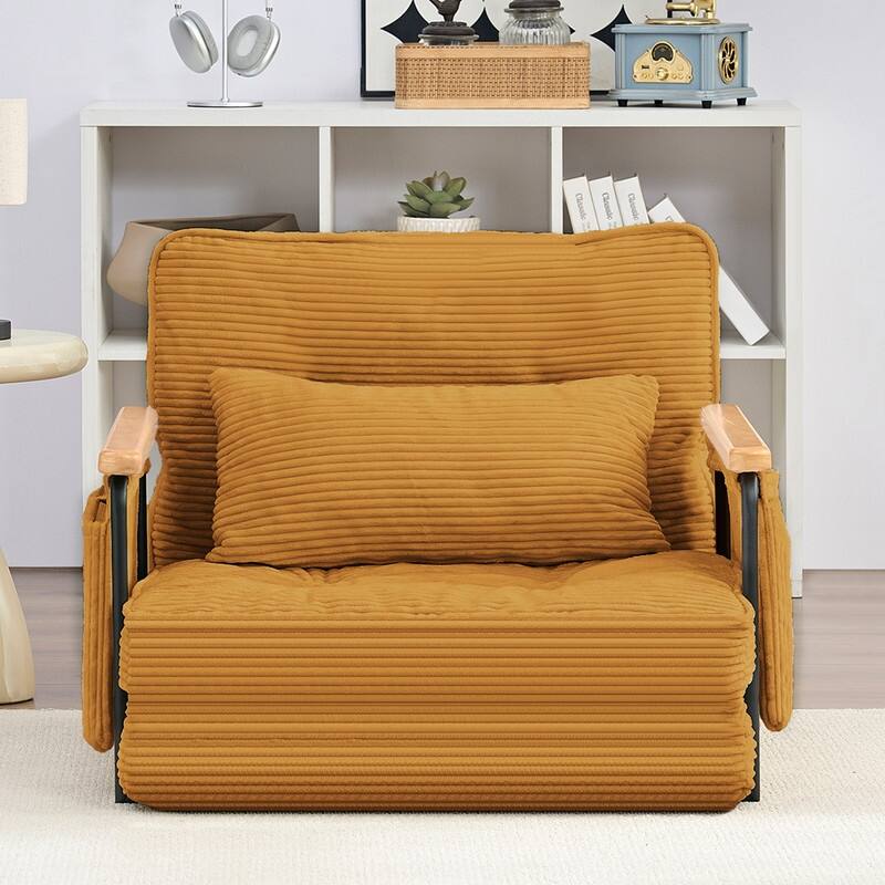 Mixoy Muti-Functional Folding Floor Sofa Bed,3-Seater,2-Seater,1-Seater Lazy Futon Sofa with 6 Position Adjustable Backrest