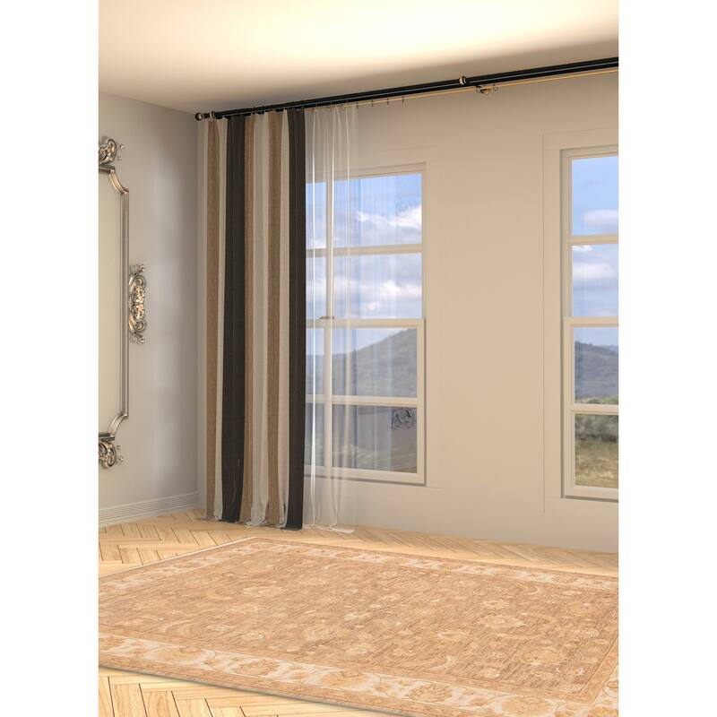 ECARPETGALLERY Hand-knotted Chobi Finest Taupe Wool Rug - 6'4 x 8'5