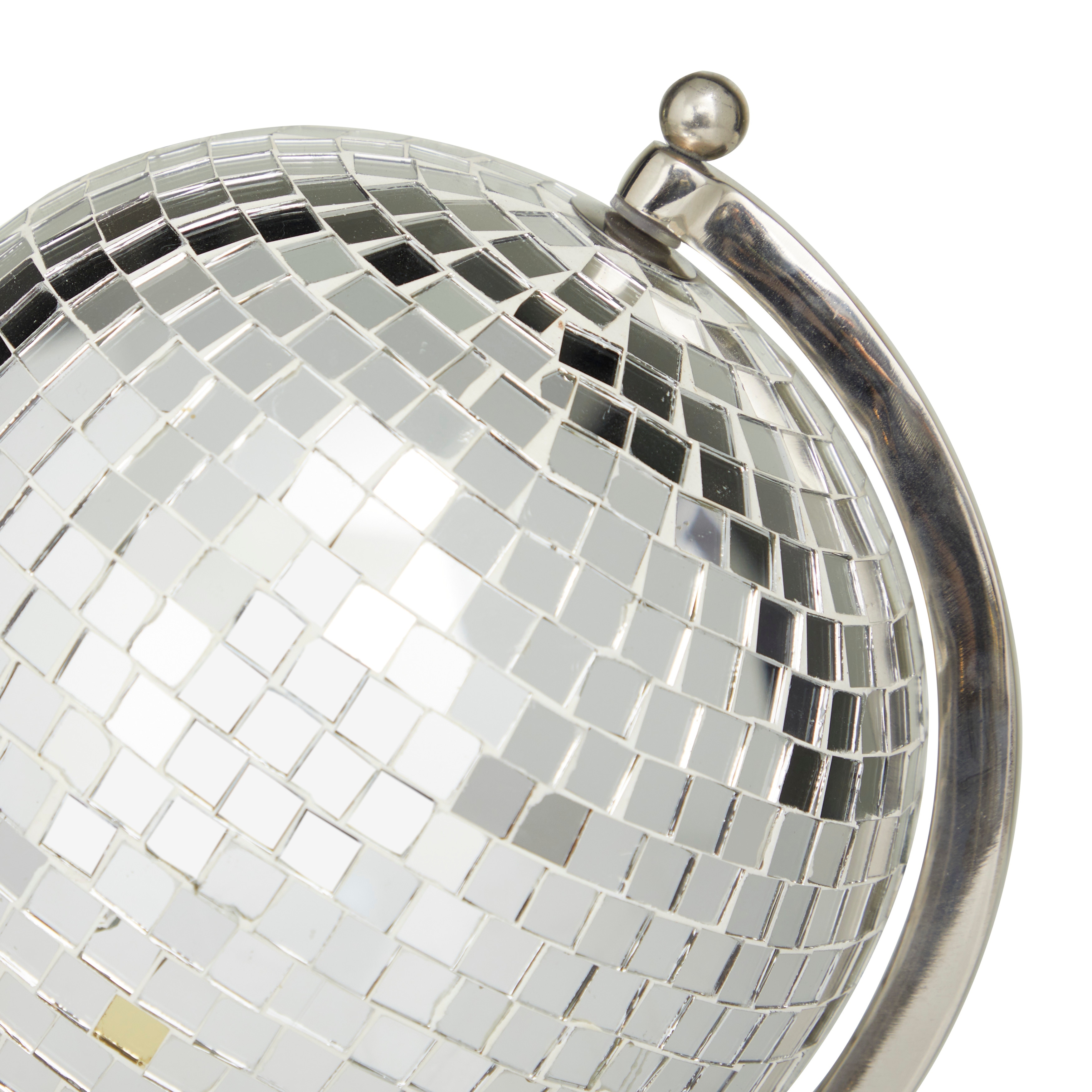 The Novogratz 10 Gold Metal Disco Ball Style Globe | 8 x 7 x 10 | Michaels