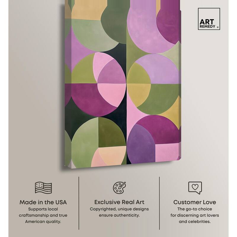 Purpurea II Canvas by Art Remedy, Gallery Wrapped