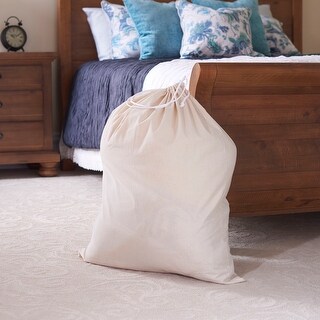 Whitmor Cotton Laundry Bag Green, Laundry, Household