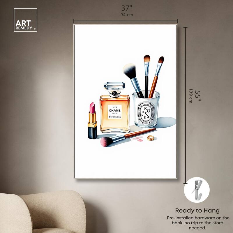 Bottle Beauty Canvas by Art Remedy