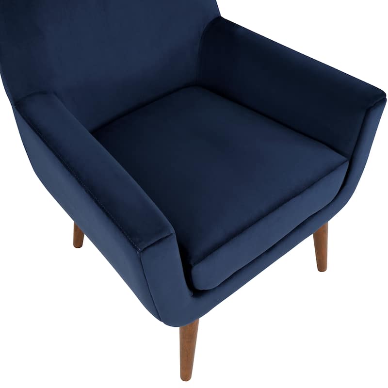 Adrian Mid-Century Velvet Arm Chair by Greyson Living