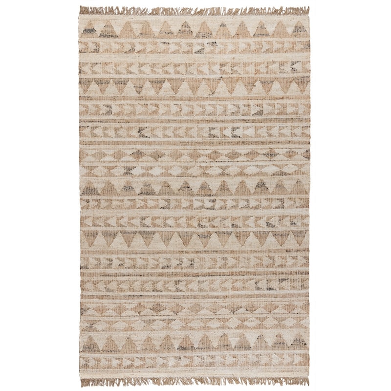 The Curated Nomad James Handwoven Jute Area Rug - 2'x3' - Ivory/Natural