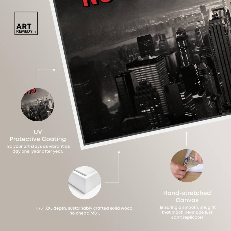 No Limits City Canvas by Art Remedy