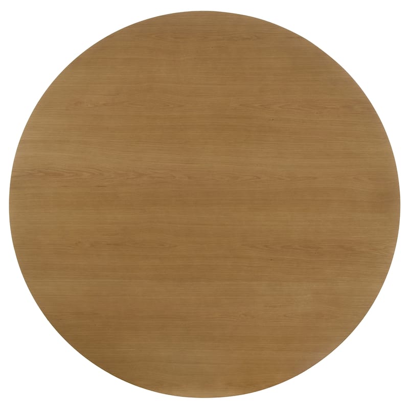 Hartville 60-inch Round Dining Table Natural Light Brown - 60" x 60" x 30"