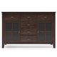 preview thumbnail 13 of 35, WYNDENHALL Stratford SOLID WOOD 54 inch Wide Transitional Sideboard Buffet Credenza - 54 inch Wide