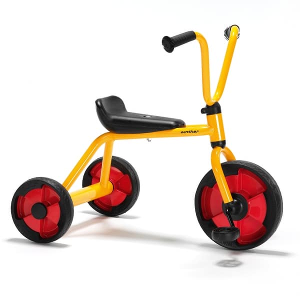 slide 2 of 3, Winther Tricycle Yellow, Black, Red - Assembled - Kids