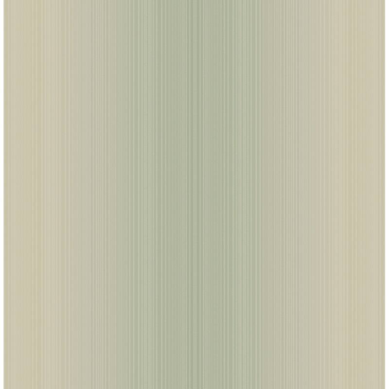 Seabrook Designs Yamila Ombre Stripe Unpasted Wallpaper - 20.5 in. W x 33 ft. L - Metallic Tiffany & Champagne